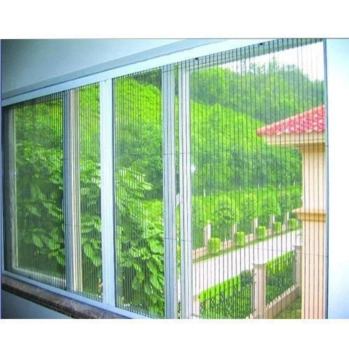 Security mosquito screen door